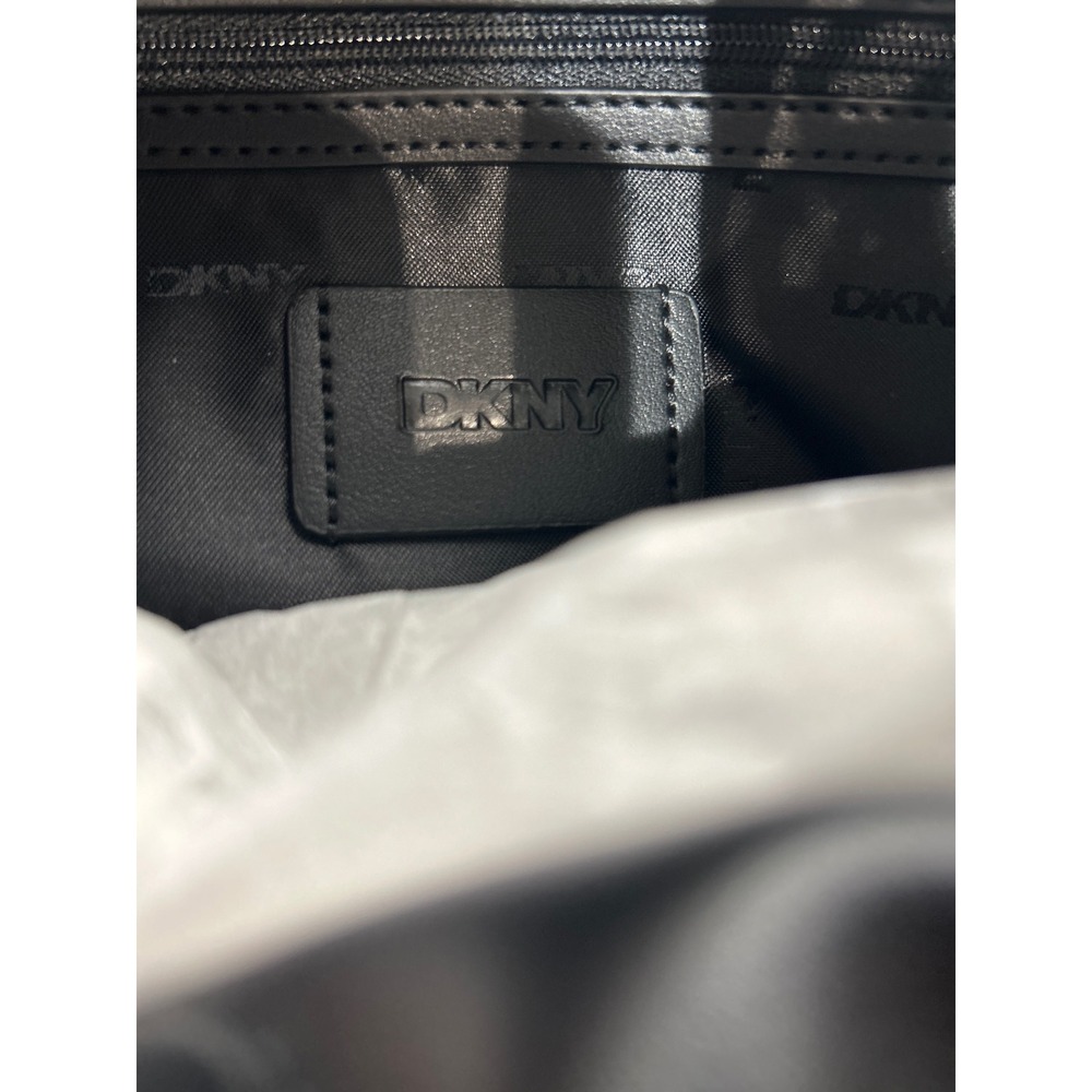 DKNY Halle DS Tote Black Faux‎ Leather Shoulder Bag NWT - Picture 6 of 6